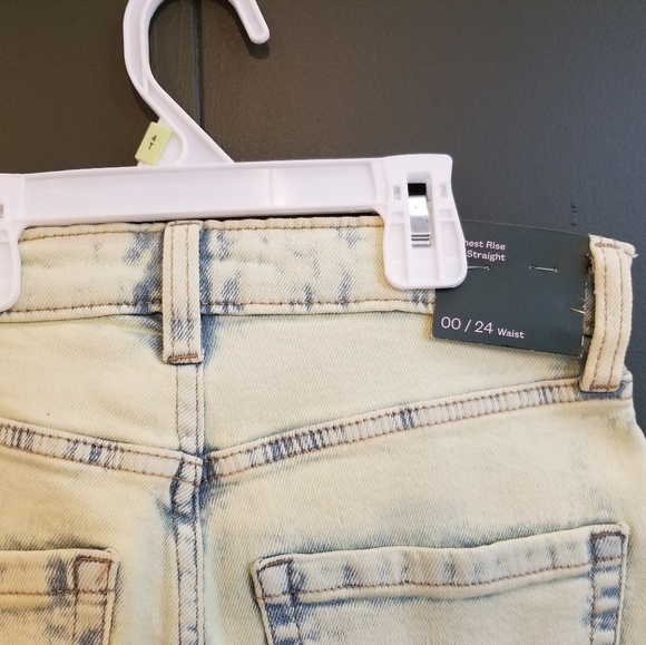NWT Wild Fable Washed look jeans size 0 - Picture 4 of 4